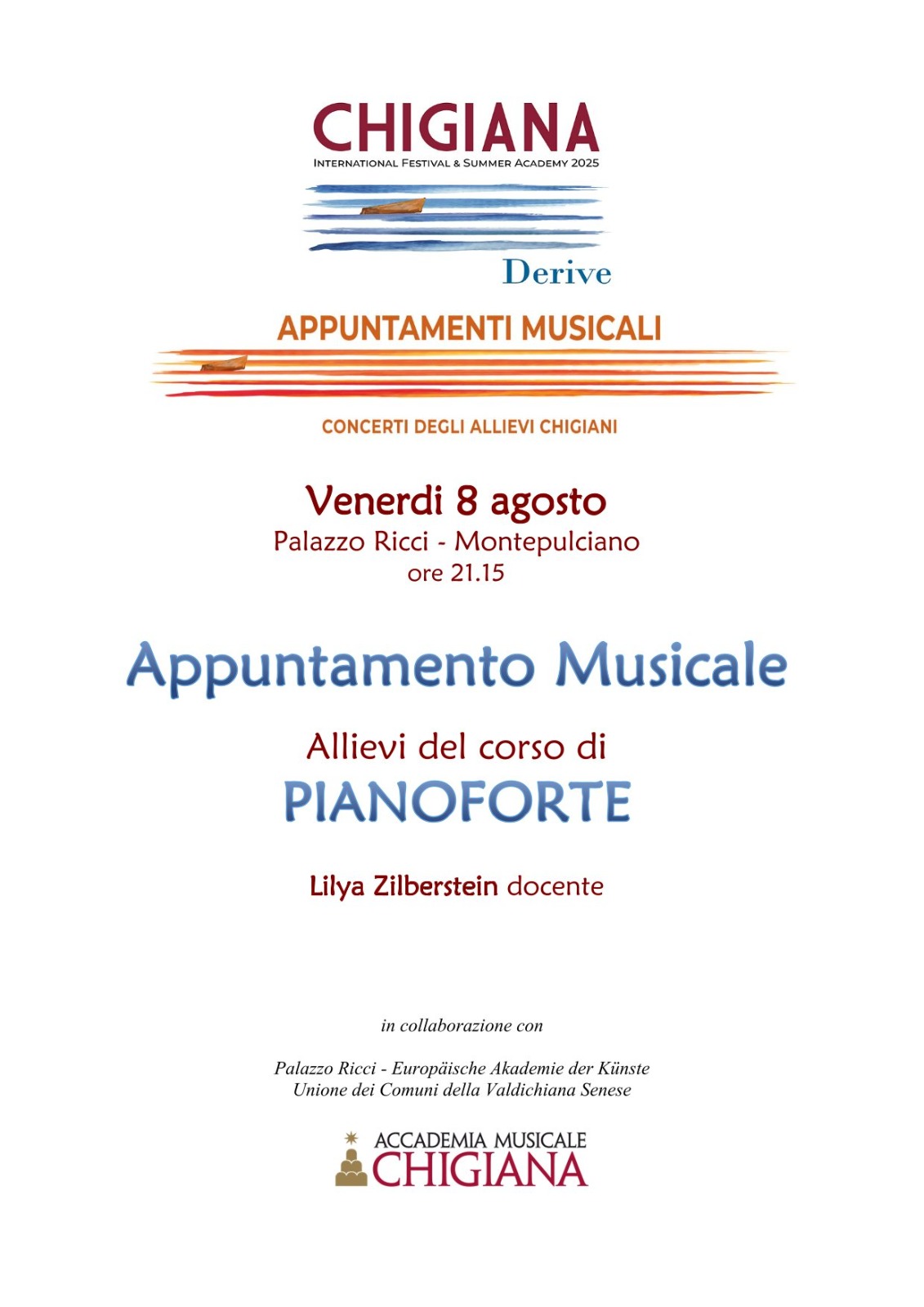 Appuntamento Musicale – Allievo del corso di Pianoforte